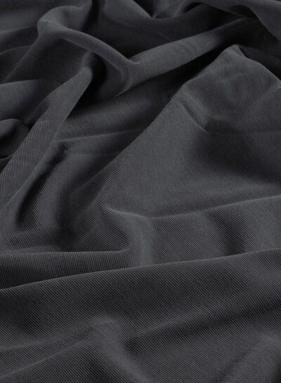 antraciet  sandwashed viscose jersey