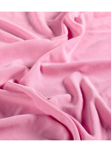 pink sandwashed viscose jersey