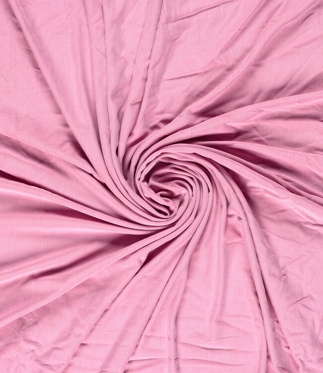 roze sandwashed viscose jersey