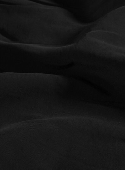 zwart - sandwashed viscose