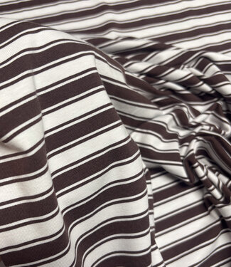 brown double stripes - jersey