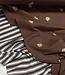 bruin dubbele streepjes - tricot