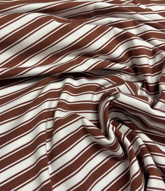 cognac double stripes - jersey