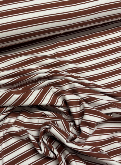 cognac double stripes - jersey