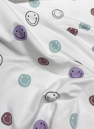 wit smileys - french terry