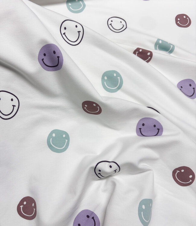 wit smileys - french terry