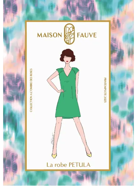 Maison Fauve The Petula Dress - sewing pattern - English and French instructions