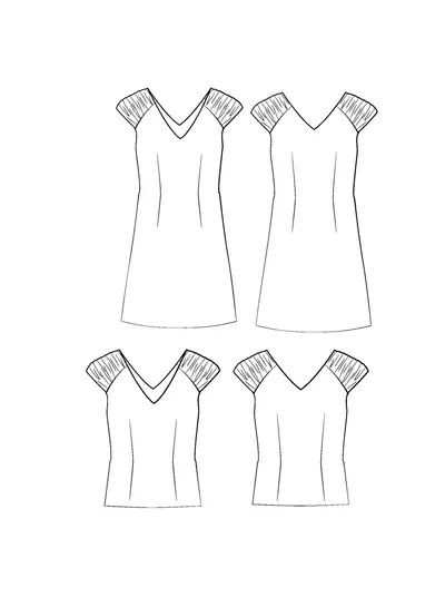 Maison Fauve La Robe PETULA - naaipatroon - Engels en franse instructies