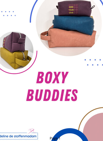 Madeline Patterns Boxy Buddies patroon - op papier incl. online video's met tips + innaailabel