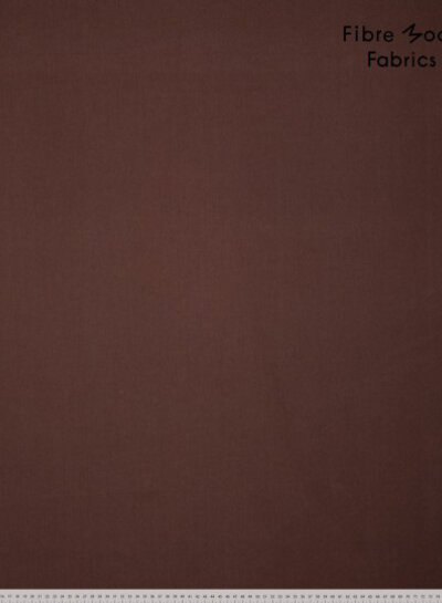 Fibremood bruin  - poplin stonewashed katoen - Kiri FM