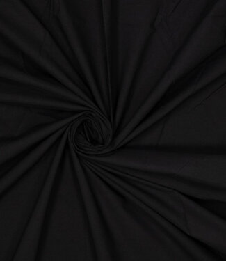 Fibremood black - poplin stonewashed cotton - Elinor FM