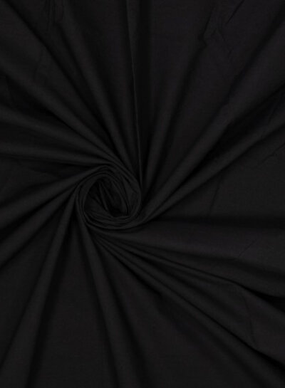 Fibremood black - poplin stonewashed cotton - Elinor FM