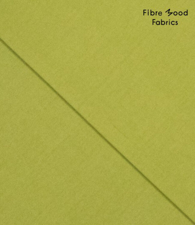 Fibremood groen  - poplin stonewashed katoen - Elinor FM