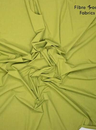 Fibremood green - poplin stonewashed cotton - Elinor FM