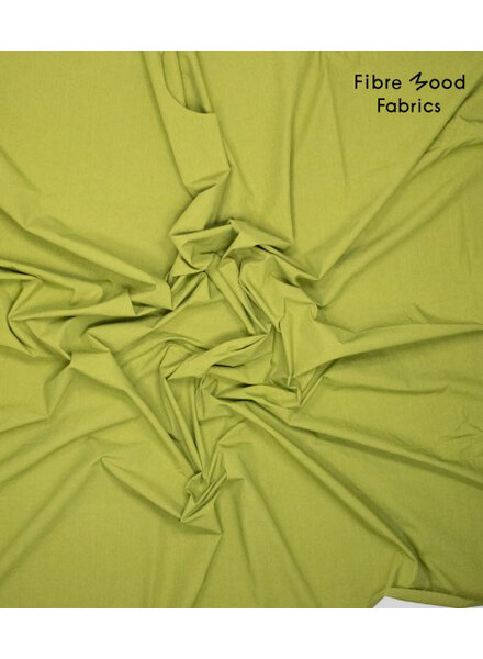 Fibremood green - poplin stonewashed cotton - Elinor FM