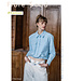 Fibremood lichtblauw  - poplin stonewashed katoen