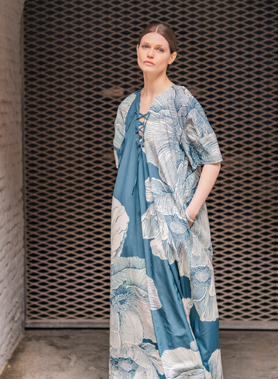 Fibremood flowers - trench coat - Kaori FM