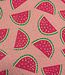 melons on pink - soepele canvas