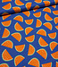 melons on blue  - soepele canvas