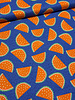 melons on blue - supple canvas
