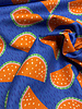 melons on blue - supple canvas