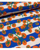 tomatoes and stripes - soepele canvas