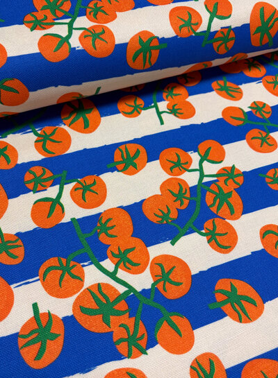 tomatoes and stripes - supple canvas