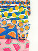 tomatoes and stripes - soepele canvas