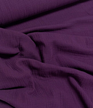 eggplant - tetra / double gauze