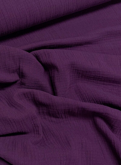 eggplant - tetra / double gauze