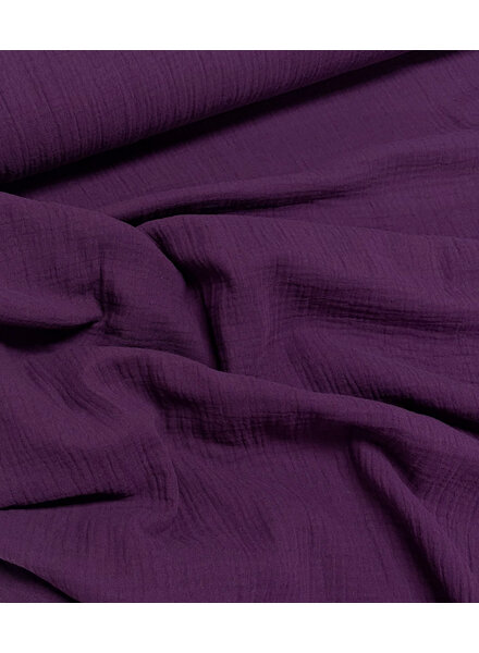 eggplant - tetra / double gauze