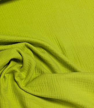lime green - tetre / double gauze