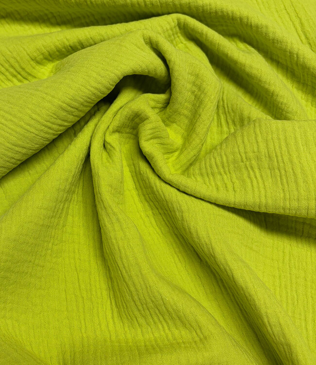 lime green - tetre / double gauze
