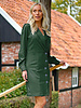 Madeline donkergroen - linnen katoen blend