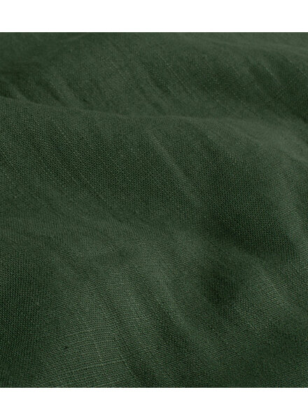Madeline dark green - linen cotton blend