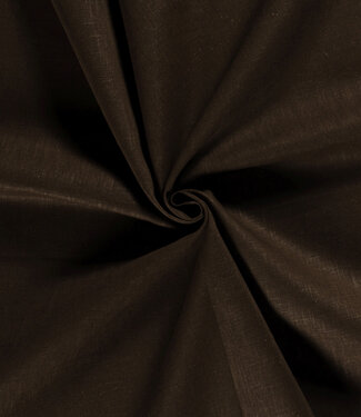 Madeline dark brown - linen cotton blend