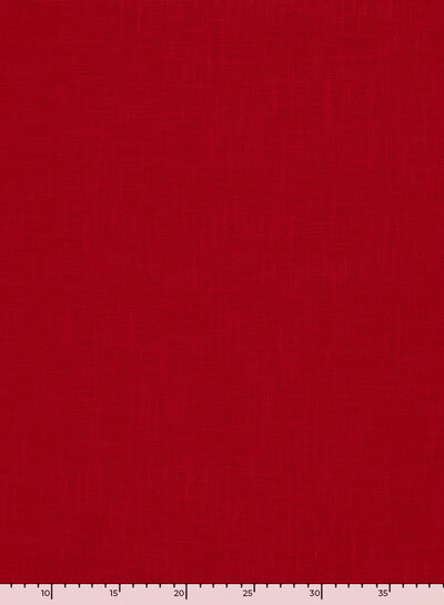 Madeline dark red - linen cotton blend