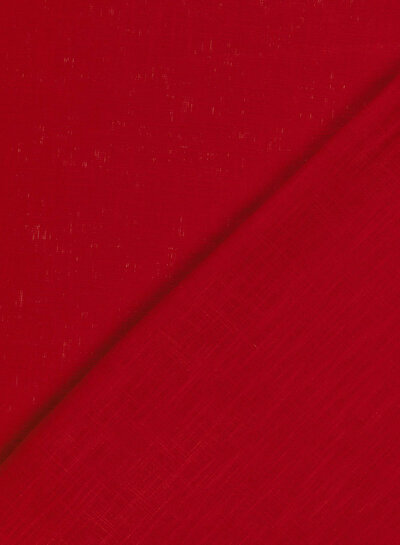 Madeline dark red - linen cotton blend