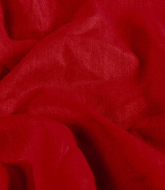 Madeline dark red - linen cotton blend