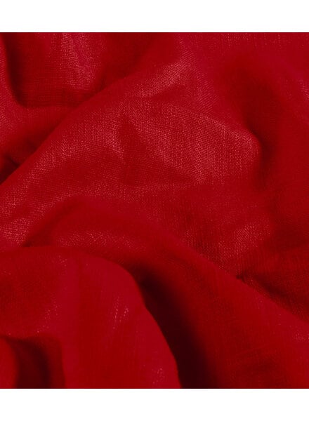 Madeline dark red - linen cotton blend