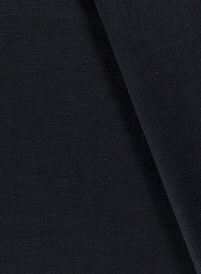 Madeline navy blue - linen cotton blend
