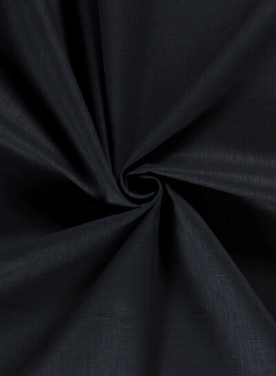 Madeline navy blue - linen cotton blend