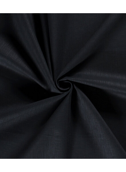 Madeline navy blue - linen cotton blend