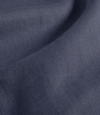 Madeline steel blue - linen cotton blend