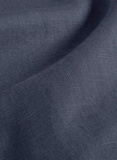 Madeline steel blue - linen cotton blend