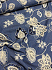 sequins and embroidery - flowing denim cotton