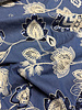 sequins and embroidery - flowing denim cotton