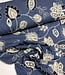 pailletten en broderie - soepelvallende denim katoen