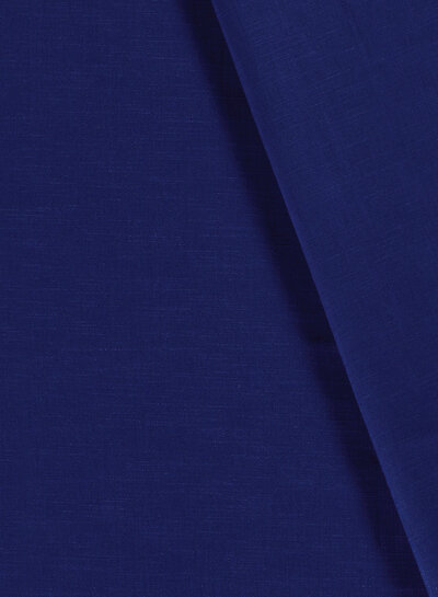 Madeline dark cobalt - linen cotton blend