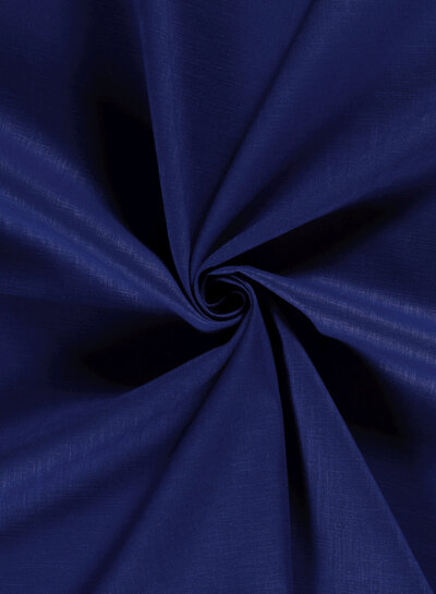 Madeline dark cobalt - linen cotton blend